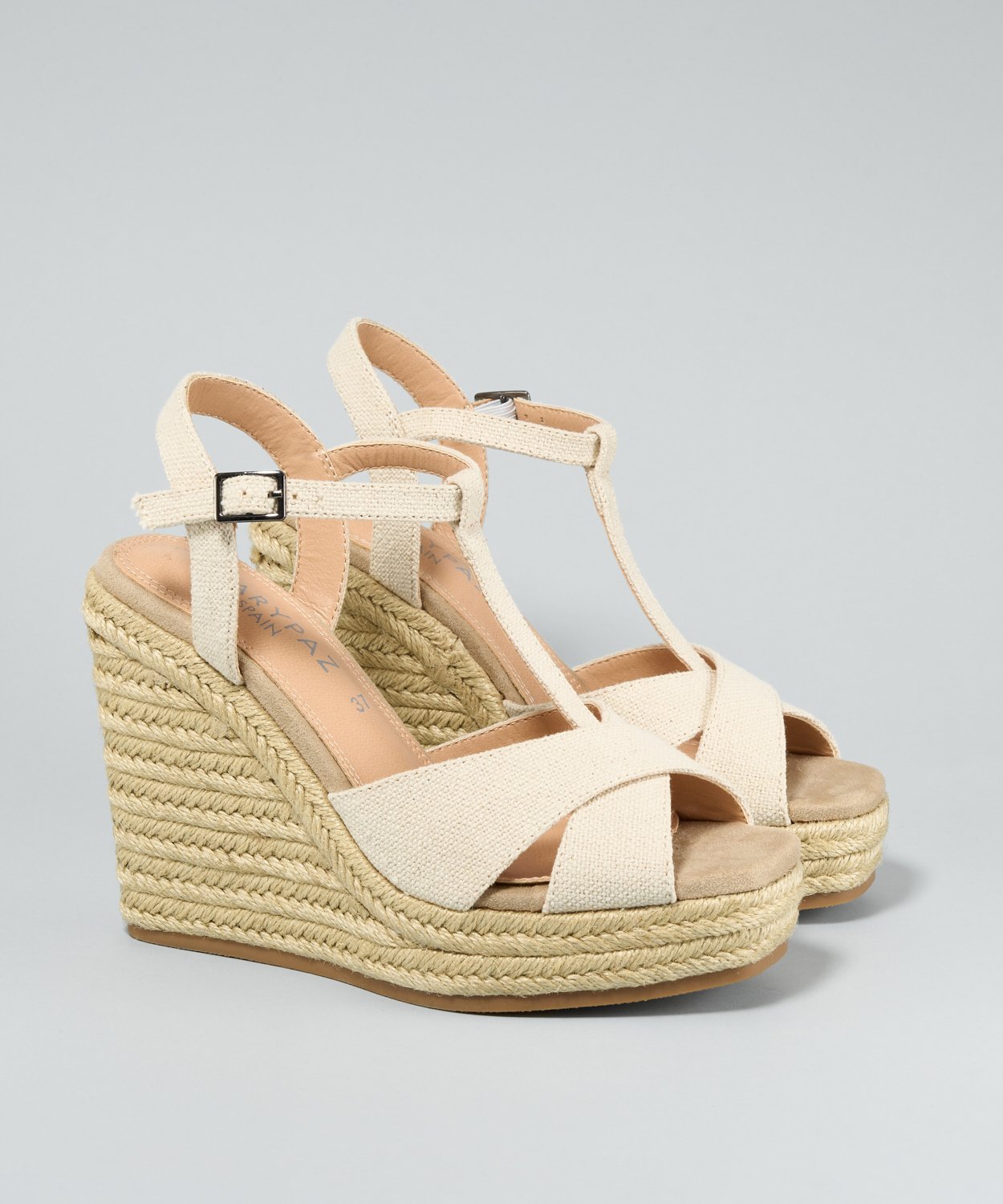 Sandalia esparto tira en T image number null